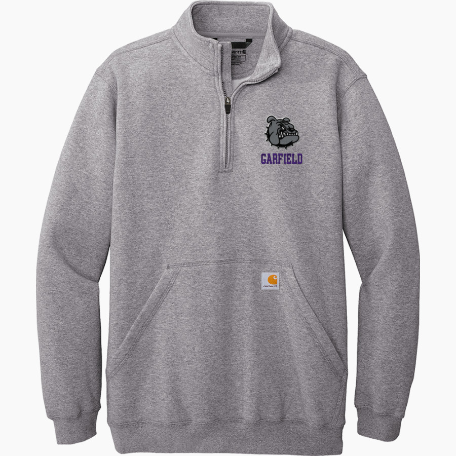 Garfield Bulldogs Carhartt Men's Midweight 1/4-Zip Mock Neck Sweatshirt