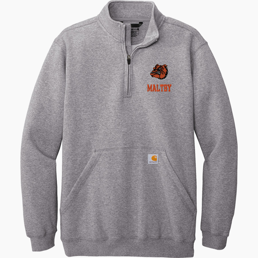 Maltby Bulldogs <span class="pdp-name-mascot">Maltby Intermediate Bulldogs</span> Carhartt Men's Midweight 1/4-Zip Mock Neck Sweatshirt