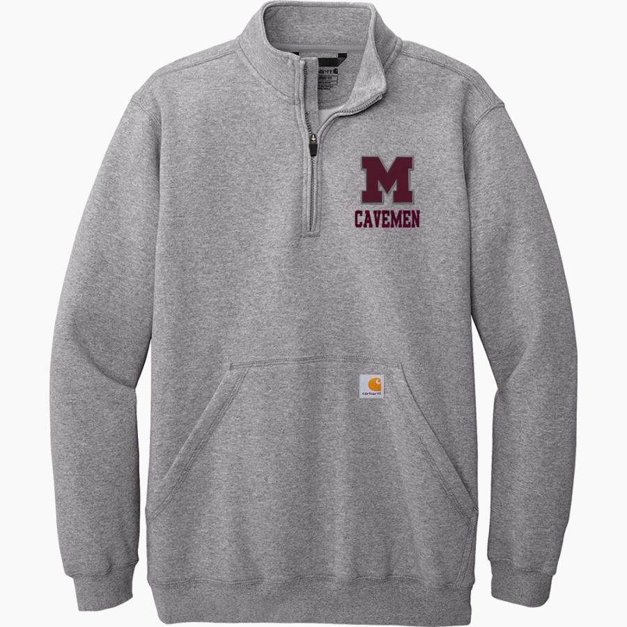 Mishawaka Cavemen Carhartt Men's Midweight 1/4-Zip Mock Neck Sweatshirt