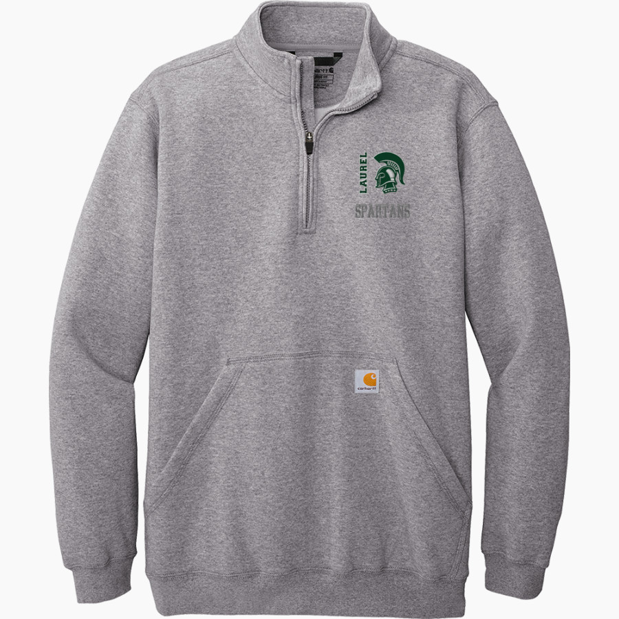 LAUREL HIGH SCHOOL SPARTANS <span class="pdp-name-mascot">LAUREL SPARTANS</span> Carhartt Men's Midweight 1/4-Zip Mock Neck Sweatshirt