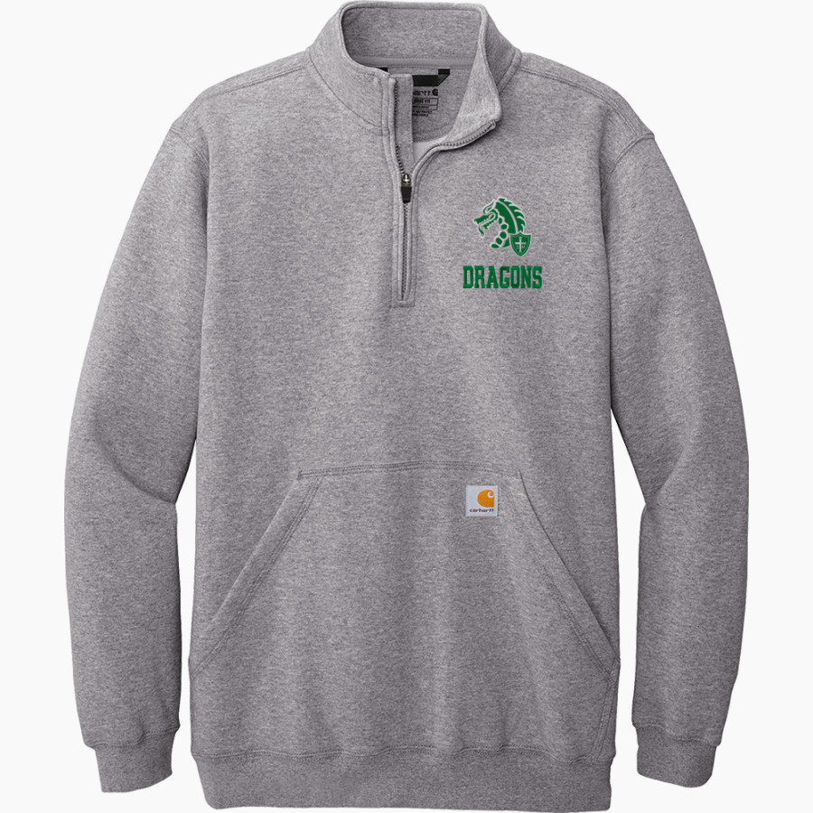 St. Mary's Dragons Carhartt Men's Midweight 1/4-Zip Mock Neck Sweatshirt