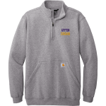 AFFTON HIGH SCHOOL Cougars Online Store <span class="pdp-name-mascot">AFFTON COUGARS</span> Carhartt Men's Midweight 1/4-Zip Mock Neck Sweatshirt Front Thumbnail