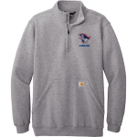 Clarkson-Leigh Patriots <span class="pdp-name-mascot">Clarkson-Leigh Patriots</span> Carhartt Men's Midweight 1/4-Zip Mock Neck Sweatshirt Front Thumbnail