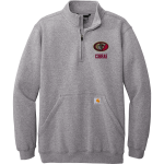 HUDSON HIGH SCHOOL COBRAS <span class="pdp-name-mascot">HUDSON COBRAS</span> Carhartt Men's Midweight 1/4-Zip Mock Neck Sweatshirt Front Thumbnail