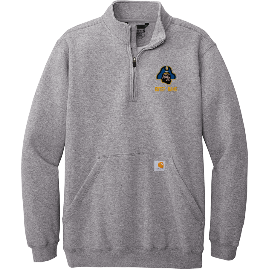 Laney Buccaneers <span class="pdp-name-mascot">Laney Buccaneers</span> Carhartt Men's Midweight 1/4-Zip Mock Neck Sweatshirt