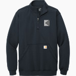 KENNY PIPE & SUPPLY Carhartt Men's Midweight 1/4-Zip Mock Neck Sweatshirt Front Thumbnail