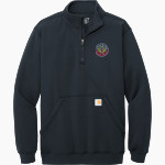 USA PRIME MICHIGAN <span class="pdp-name-mascot">USA PRIME MICHIGAN</span> Carhartt Men's Midweight 1/4-Zip Mock Neck Sweatshirt Front Thumbnail