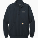 HIllsdale Chargers <span class="pdp-name-mascot">HIllsdale College Chargers</span> Carhartt Men's Midweight 1/4-Zip Mock Neck Sweatshirt Front Thumbnail