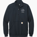 Hudson Explorers <span class="pdp-name-mascot">Hudson Explorers</span> Carhartt Men's Midweight 1/4-Zip Mock Neck Sweatshirt Front Thumbnail