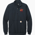 PURCELL MARIAN CAVALIERS official sideline store Carhartt Men's Midweight 1/4-Zip Mock Neck Sweatshirt Front Thumbnail