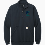 AUBURN RIVERSIDE HIGH SCHOOL RAVENS <span class="pdp-name-mascot">AUBURN RIVERSIDE RAVENS</span> Carhartt Men's Midweight 1/4-Zip Mock Neck Sweatshirt Front Thumbnail