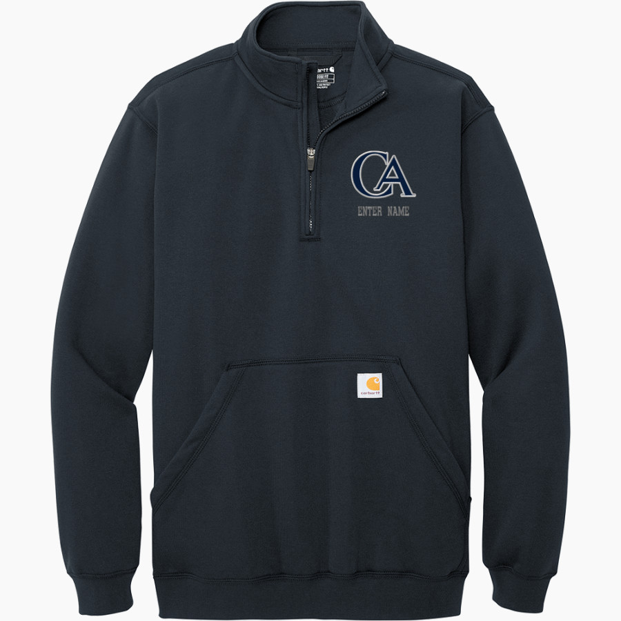Covenant Academy Lions Carhartt Men's Midweight 1/4-Zip Mock Neck Sweatshirt