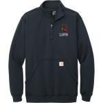 Clinton Cougars <span class="pdp-name-mascot">Clinton Cougars</span> Carhartt Men's Midweight 1/4-Zip Mock Neck Sweatshirt Front Thumbnail