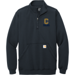 CHELSEA HIGH SCHOOL BULLDOGS <span class="pdp-name-mascot">CHELSEA BULLDOGS</span> Carhartt Men's Midweight 1/4-Zip Mock Neck Sweatshirt Front Thumbnail