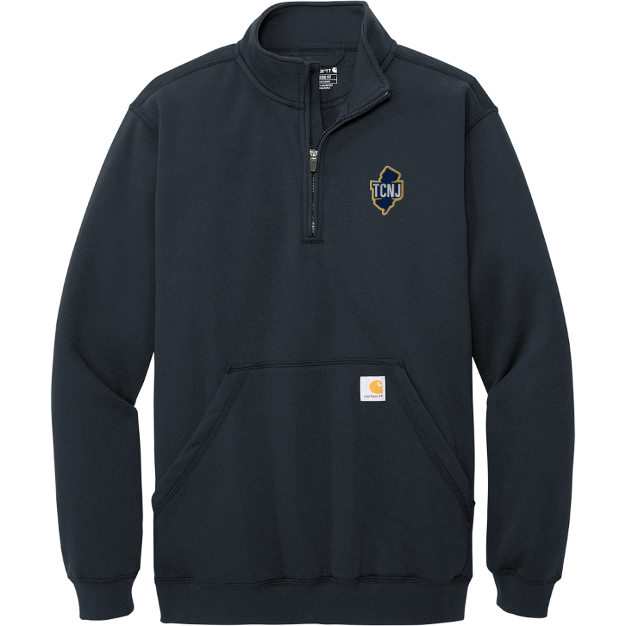 THE COLLEGE OF NEW JERSEY LIONS <span class="pdp-name-mascot">THE COLLEGE OF NEW JERSEY LIONS</span> Carhartt Men's Midweight 1/4-Zip Mock Neck Sweatshirt