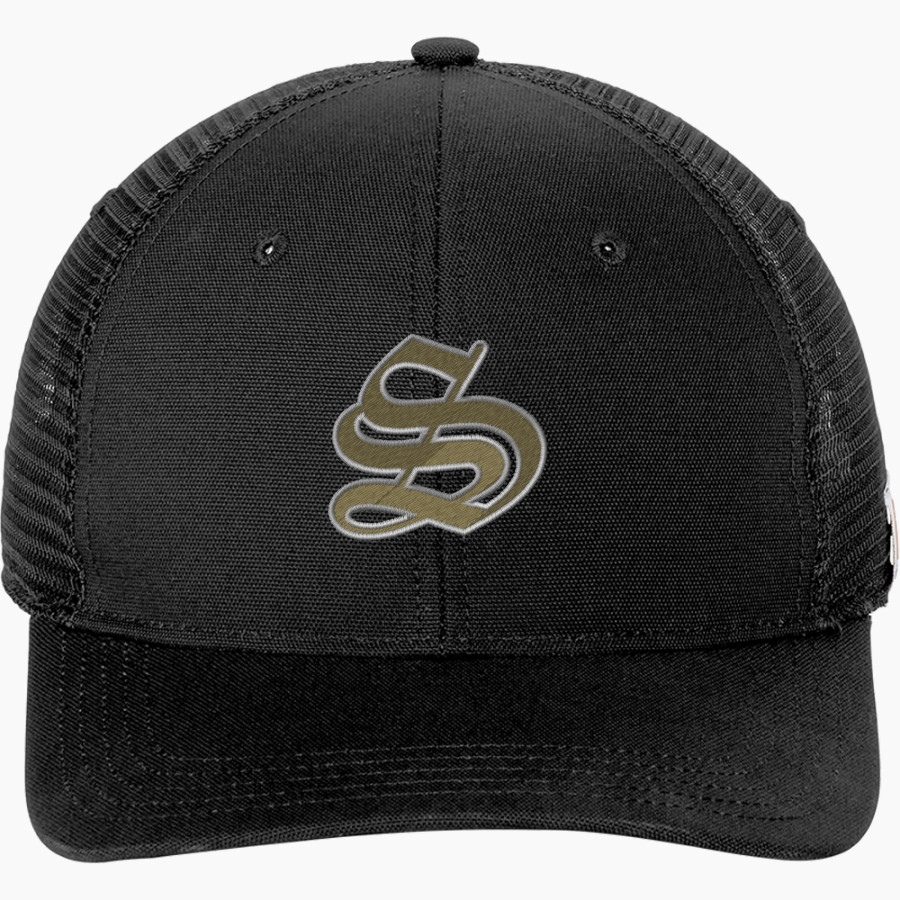 E E SMITH HIGH SCHOOL GOLDEN BULLS <span class="pdp-name-mascot">E E SMITH GOLDEN BULLS</span> Carhartt Canvas Mesh Back Cap