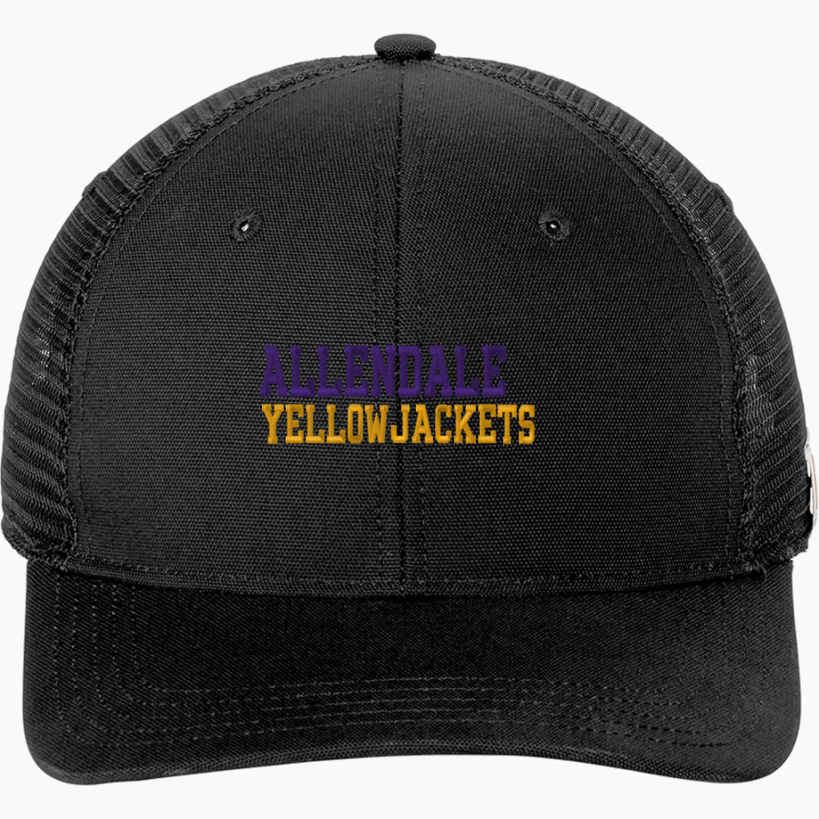 Allendale Yellowjackets <span class="pdp-name-mascot">Allendale Yellowjackets</span> Carhartt Canvas Mesh Back Cap