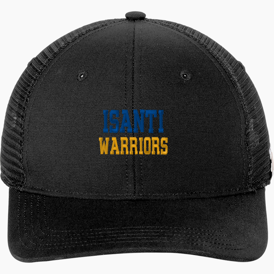 ISANTI HIGH SCHOOL WARRIORS Carhartt Canvas Mesh Back Cap
