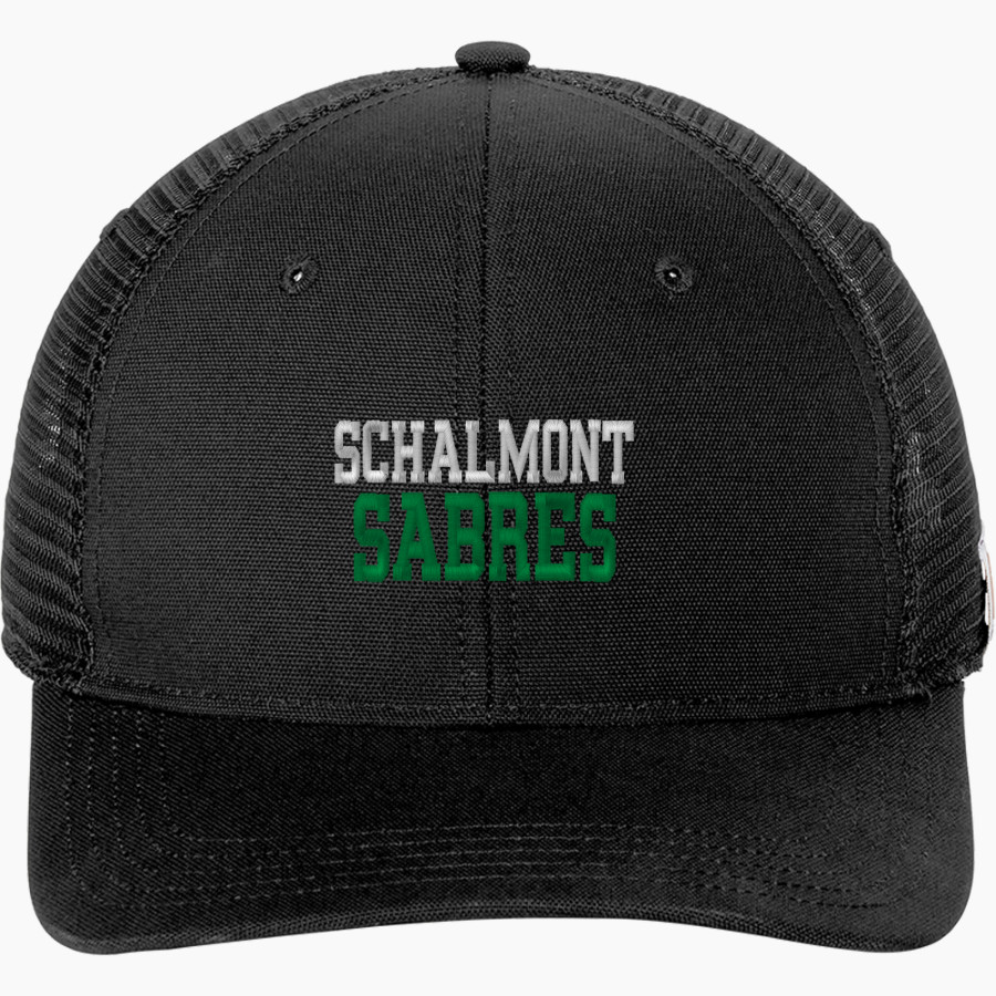 Schalmont Sabres Carhartt Canvas Mesh Back Cap
