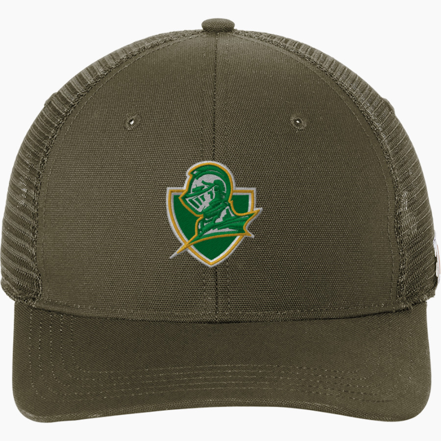NOTRE DAME HIGH SCHOOL GREEN KNIGHTS Carhartt Canvas Mesh Back Cap