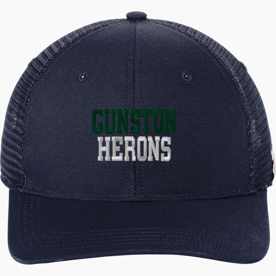 Gunston Herons Carhartt Canvas Mesh Back Cap