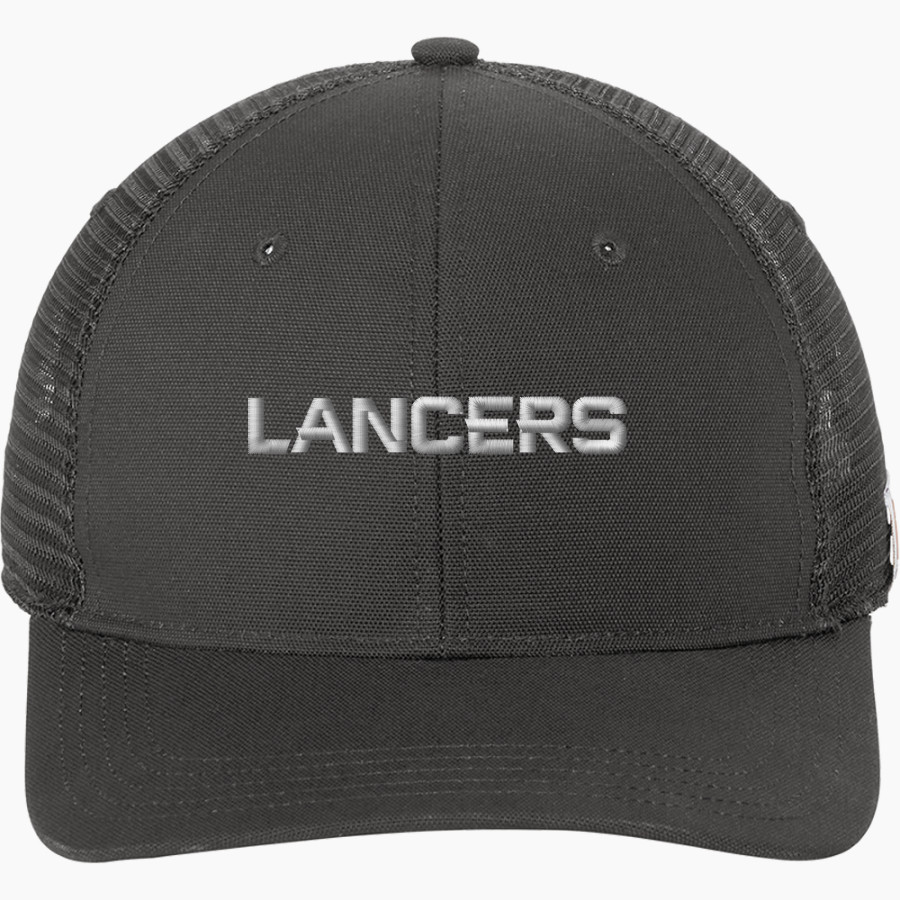 Grace College Lancers Carhartt Canvas Mesh Back Cap