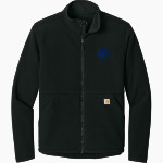 Alice Drive Hawks Carhartt Men's Textured Full-Zip Fleece Jacket Front Thumbnail