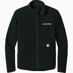 Grace College Lancers <span class="pdp-name-mascot">Grace College Lancers</span> Carhartt Men's Textured Full Zip Fleece Jacket Front Thumbnail
