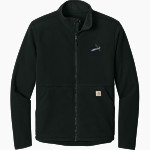 Summit Rehab Co Summit Rehab Co <span class="pdp-name-mascot">Platform Chiropractic</span> Carhartt Men's Textured Full Zip Fleece Jacket Front Thumbnail