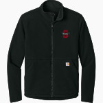 Shaker Heights Schools <span class="pdp-name-mascot">Shaker Heights</span> Carhartt Men's Textured Full-Zip Fleece Jacket Front Thumbnail
