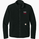 Tesoro Titans <span class="pdp-name-mascot">Tesoro Titans</span> Carhartt Men's Textured Full Zip Fleece Jacket Front Thumbnail
