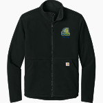 La Verkin Cubs <span class="pdp-name-mascot">La Verkin Elementary School Cubs</span> Carhartt Men's Textured Full-Zip Fleece Jacket Front Thumbnail