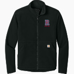 RENO HIGH SCHOOL HUSKIES Carhartt Men's Textured Full-Zip Fleece Jacket Front Thumbnail