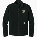 Immaculata La Salle Royal Lions <span class="pdp-name-mascot">Immaculata La Salle Royal Lions</span> Carhartt Men's Textured Full Zip Fleece Jacket Front Thumbnail