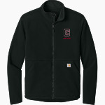 U. S. GRANT HIGH SCHOOL GENERALS Carhartt Men's Textured Full-Zip Fleece Jacket Front Thumbnail