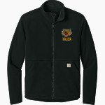 KALIDA HIGH SCHOOL WILDCATS <span class="pdp-name-mascot">KALIDA WILDCATS</span> Carhartt Men's Textured Full Zip Fleece Jacket Front Thumbnail