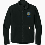 Cathedral Bears <span class="pdp-name-mascot">Cathedral High School Bears</span> Carhartt Men's Textured Full Zip Fleece Jacket Front Thumbnail