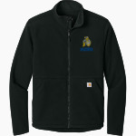 Madonna Crusaders <span class="pdp-name-mascot">Madonna Crusaders</span> Carhartt Men's Textured Full Zip Fleece Jacket Front Thumbnail