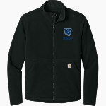 WINDTHORST HIGH SCHOOL TROJANS <span class="pdp-name-mascot">WINDTHORST TROJANS</span> Carhartt Men's Textured Full Zip Fleece Jacket Front Thumbnail