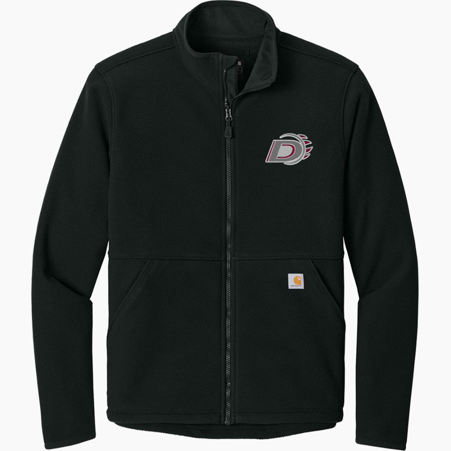 De Leon Independent Fighting Bearcats <span class="pdp-name-mascot">De Leon Independent Fighting Bearcats</span> Carhartt Men's Textured Full Zip Fleece Jacket
