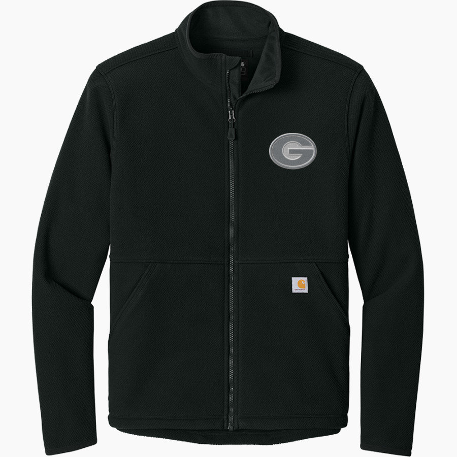 Gloversville High School Carhartt Men's Textured Full-Zip Fleece Jacket