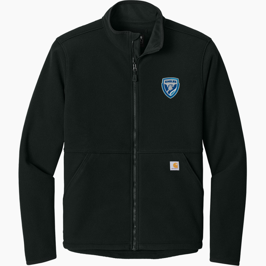 ATLANTA INTERNATIONAL SCHOOL EAGLES <span class="pdp-name-mascot">ATLANTA INTERNATIONAL EAGLES</span> Carhartt Men's Textured Full Zip Fleece Jacket