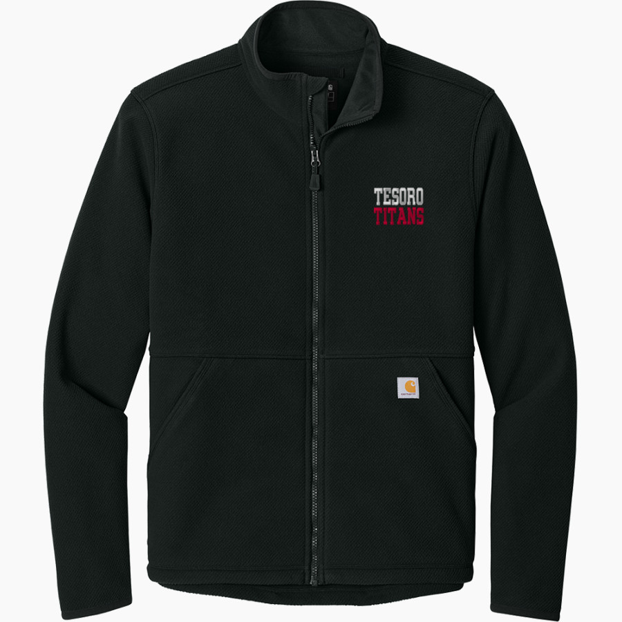 Tesoro Titans <span class="pdp-name-mascot">Tesoro Titans</span> Carhartt Men's Textured Full Zip Fleece Jacket
