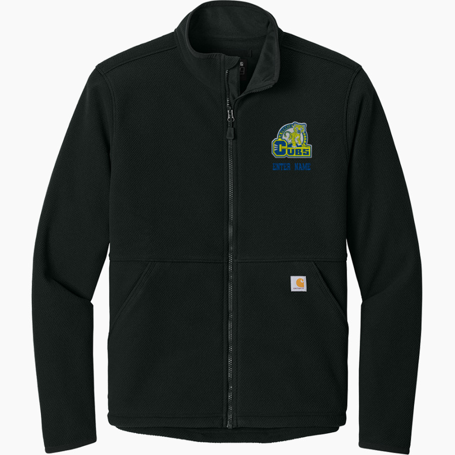 La Verkin Cubs <span class="pdp-name-mascot">La Verkin Elementary School Cubs</span> Carhartt Men's Textured Full-Zip Fleece Jacket