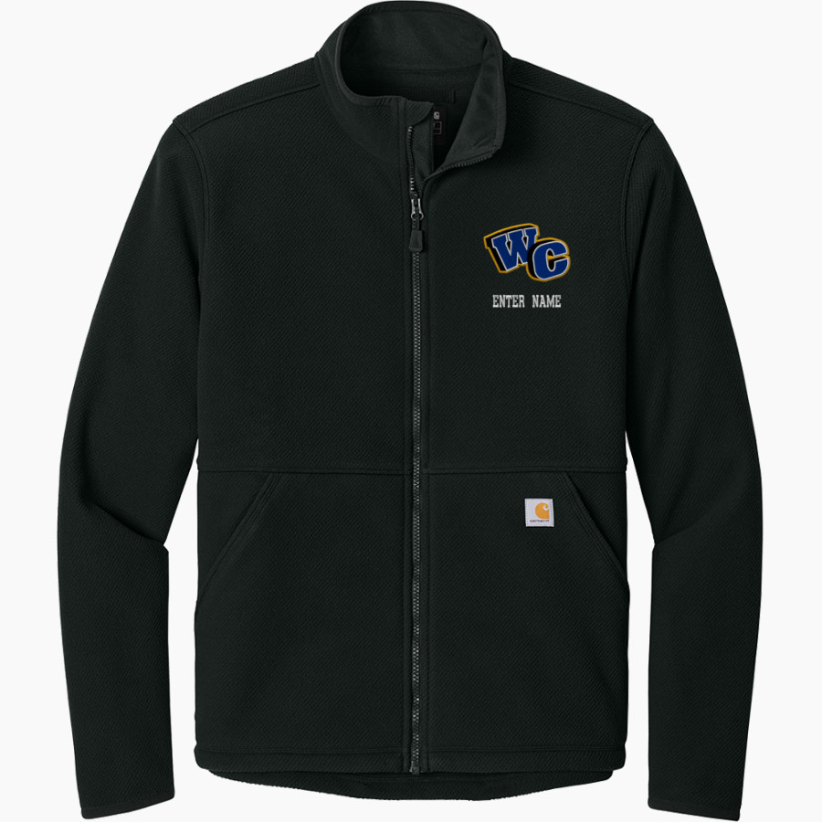 Western Christian Lancers <span class="pdp-name-mascot">Western Christian Lancers</span> Carhartt Men's Textured Full-Zip Fleece Jacket