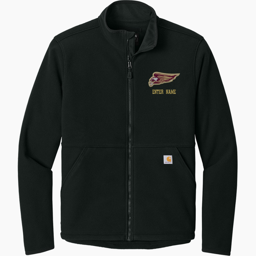 NEW ALBANY HIGH SCHOOL EAGLES Carhartt Men's Textured Full-Zip Fleece Jacket