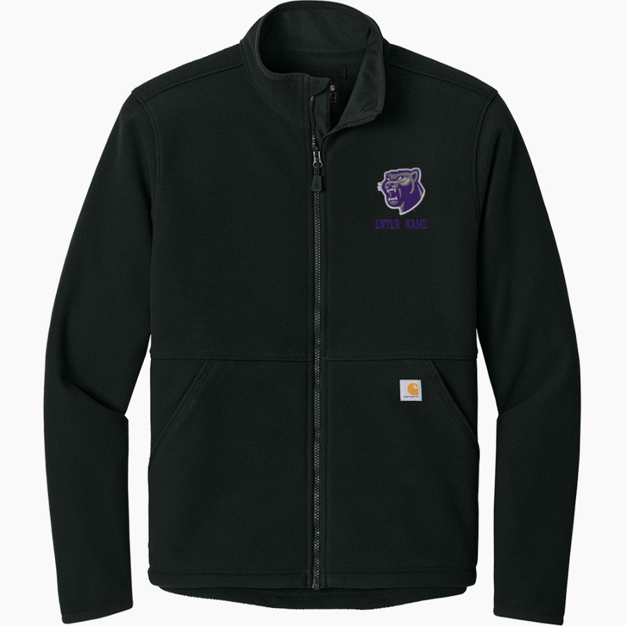 Walsenburg JR SR High School PANTHERS Carhartt Men's Textured Full-Zip Fleece Jacket