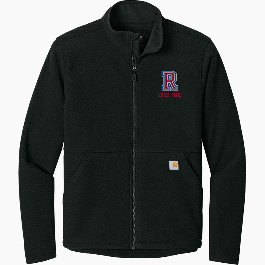 RENO HIGH SCHOOL HUSKIES Carhartt Men's Textured Full-Zip Fleece Jacket