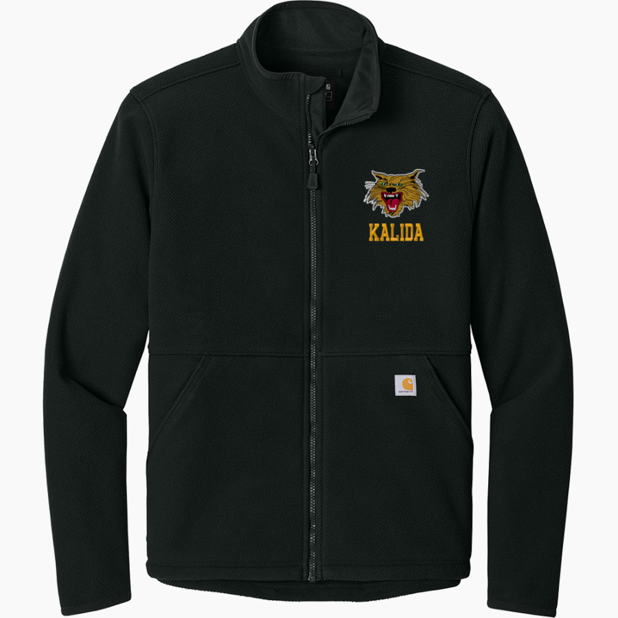KALIDA HIGH SCHOOL WILDCATS <span class="pdp-name-mascot">KALIDA WILDCATS</span> Carhartt Men's Textured Full Zip Fleece Jacket