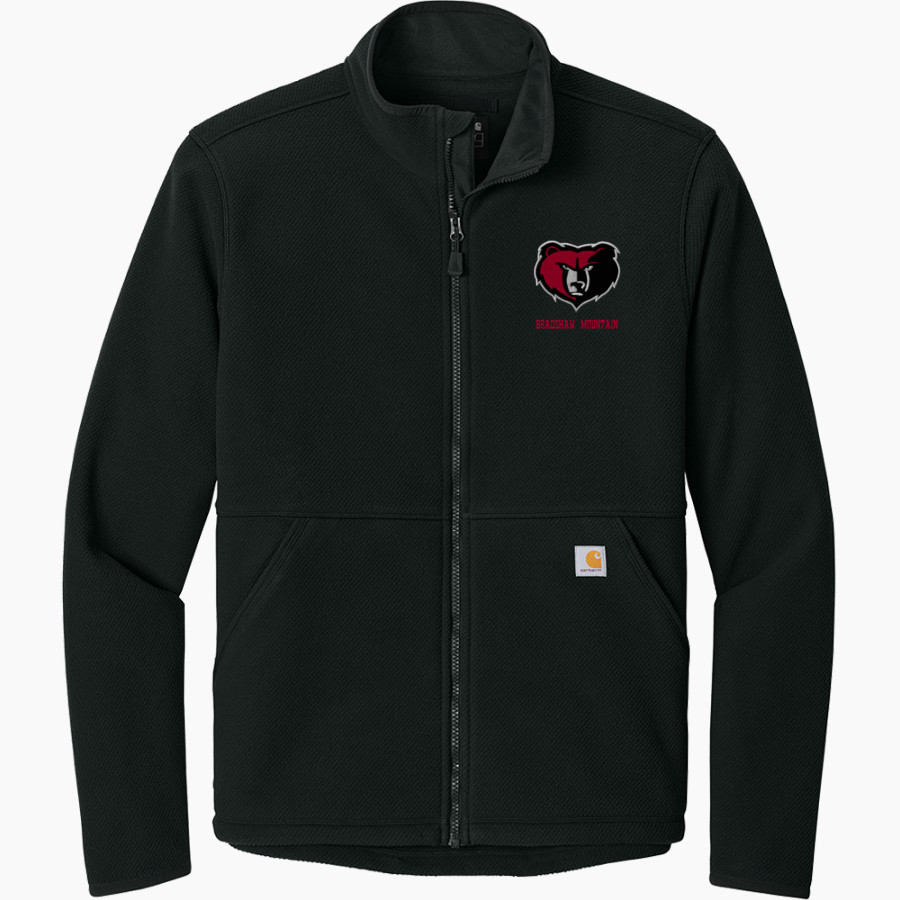 BRADSHAW MOUNTAIN HIGH SCHOOL BEARS Carhartt Men's Textured Full-Zip Fleece Jacket